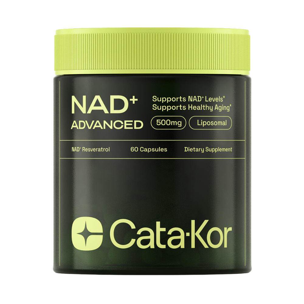 Cata-Kor NAD+ Advanced – NAD Supplement with Resveratrol-60 Capsules