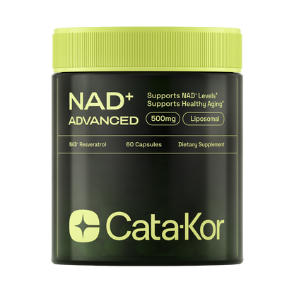 Cata-Kor NAD+ Advanced – NAD Supplement with Resveratrol-60 Capsules